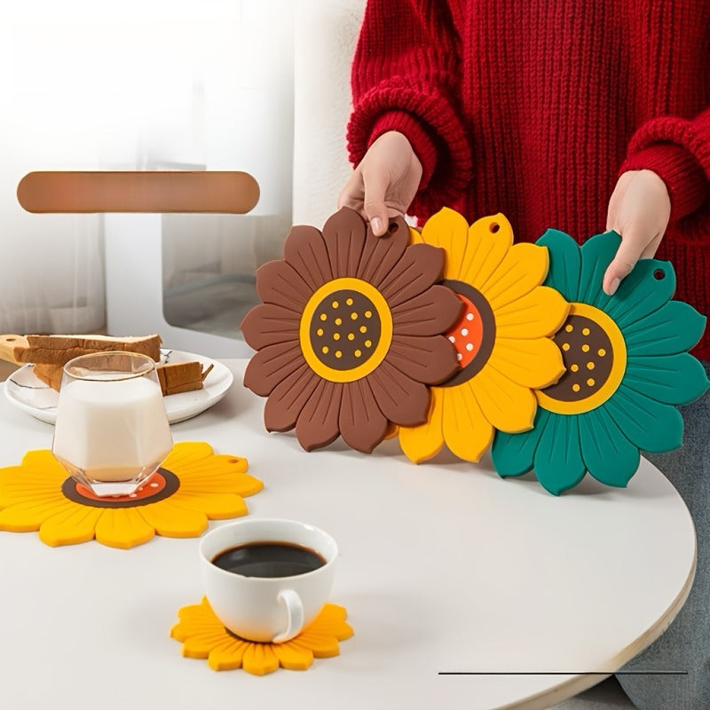 Heat Insulation Pad Anti-scalding, Teacup Pad Simple French Placemat Round Pot Pad, Thickened Heat-resistant Bowl Mat