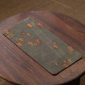 New Chinese Style Zen Tea Mat Dual-Sided Dry Tea Mat Xiangyun Sha Fabric Heat-Resistant Table Mat for Tea Ceremony And Home Decor