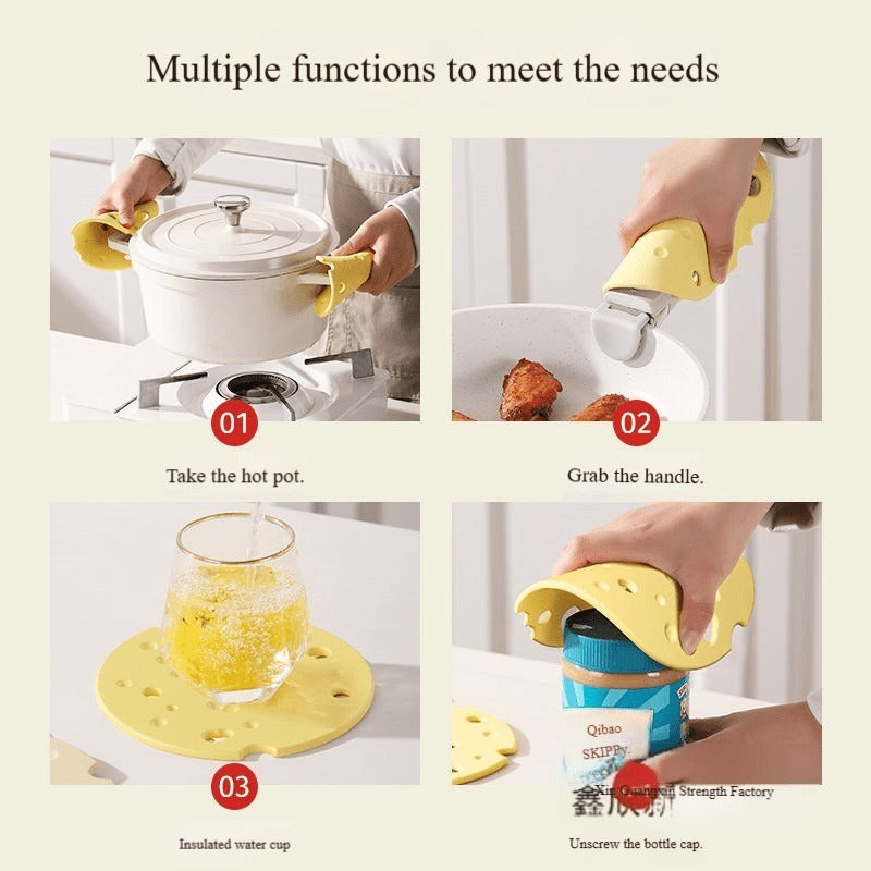 6pcs of Silicone Thermal Insulation Mat, Dining Table Mat, New Anti-scalding Mat, Coaster, High Temperature Resistant Placemat, Table Mat, Pot and Bowl Mat, Plate Mat, Casserole Mat, Bowl Mat, Heat-resistant Mat, Non-slip Mat, Easy to Clean