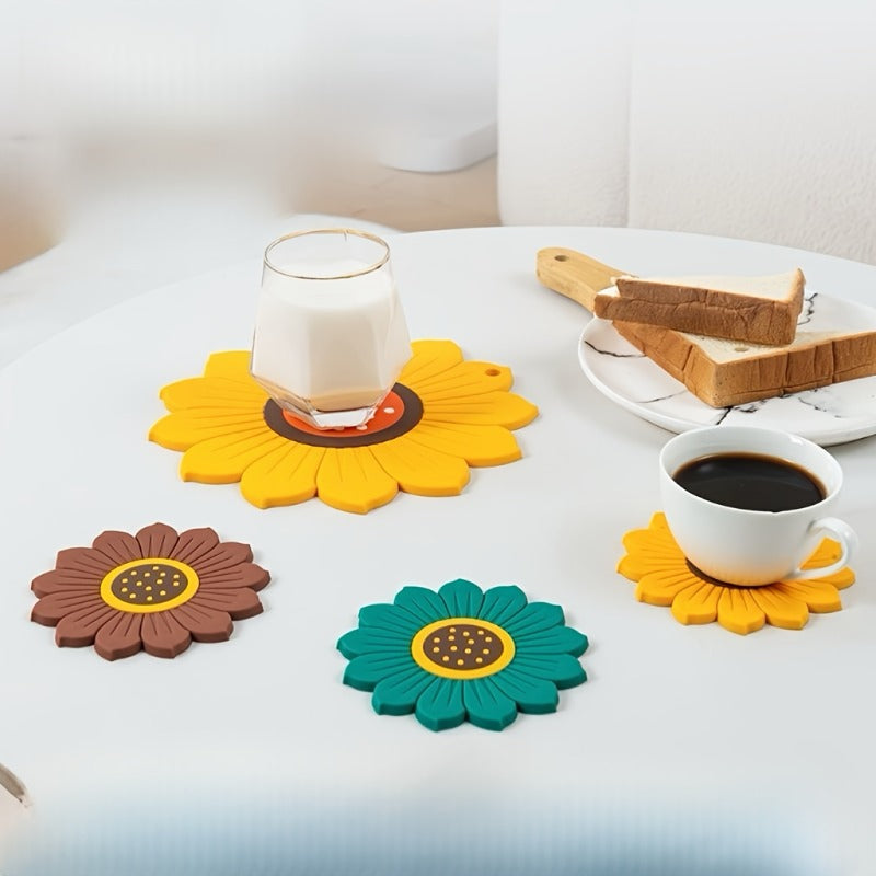 Heat Insulation Pad Anti-scalding, Teacup Pad Simple French Placemat Round Pot Pad, Thickened Heat-resistant Bowl Mat